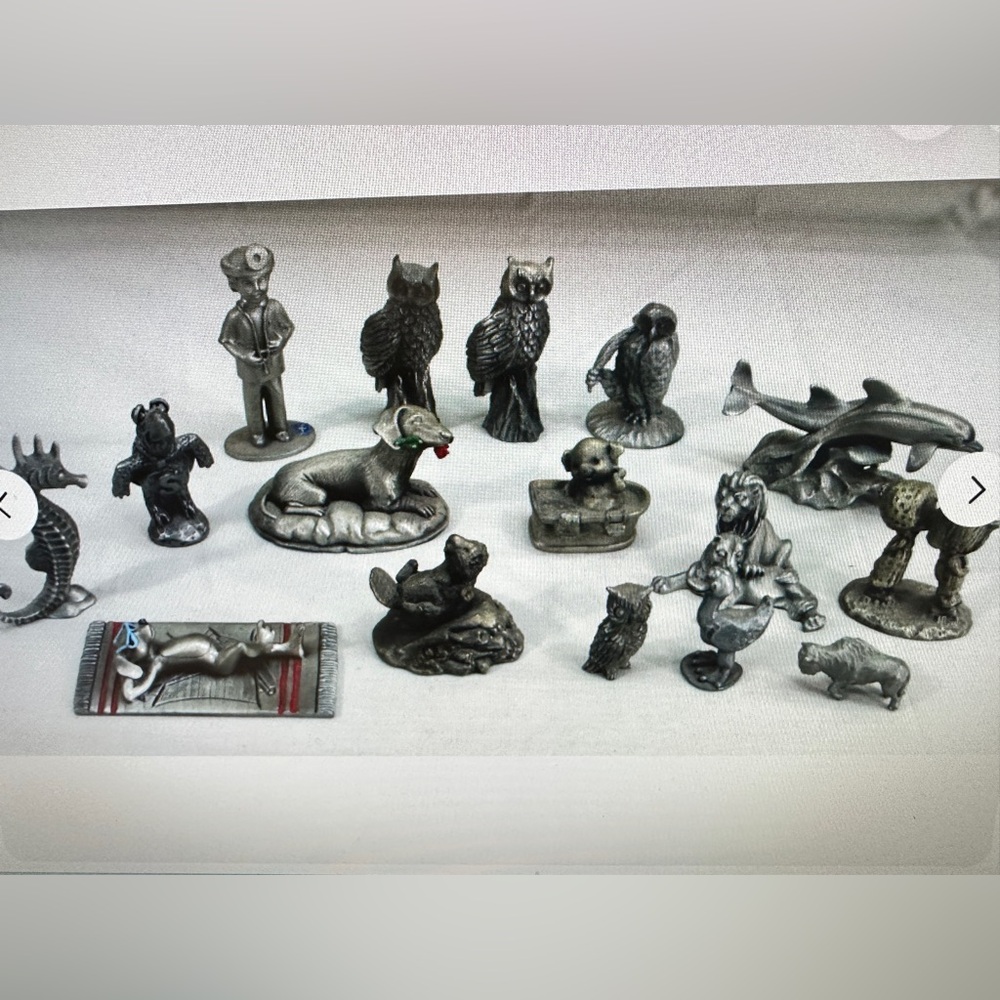 Vtg 70's-80's Lot 16 Hudson Little Galley Charisma Disney Fine Pewter Figurines